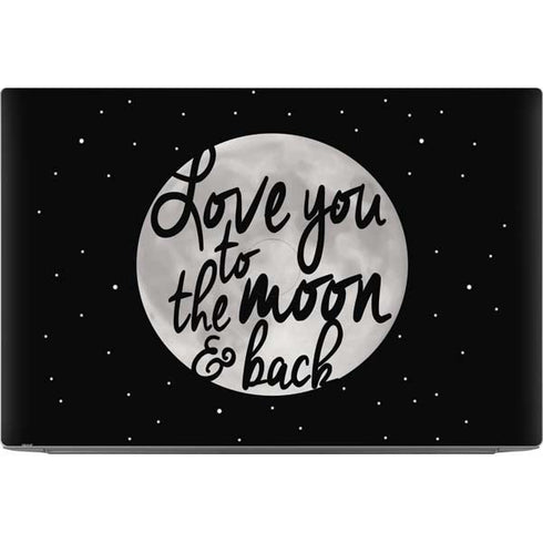 To The Moon And Back BW Dell XPS Skin